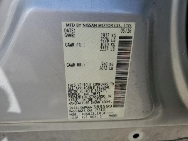 1N4AL3AP6GN369599 Nissan ALTIMA 2.5