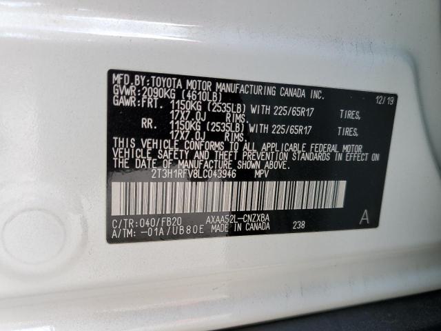2020 TOYOTA RAV4 LE 2T3H1RFV8LC043946