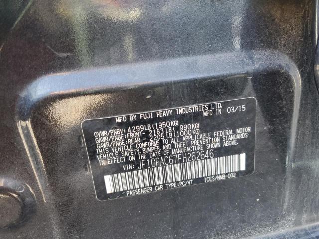 JF1GPAC67FH262646 Subaru Impreza Premium