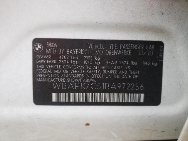 WBAPK7C51BA972256 BMW 328 XI