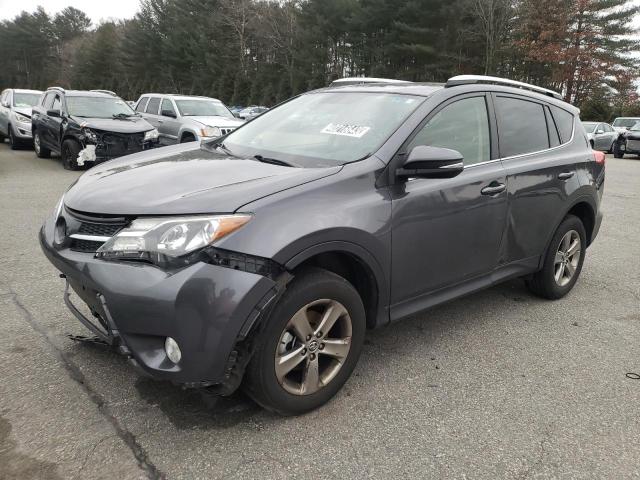 Salvage cars for sale from Copart Exeter, RI: 2015 Toyota Rav4 XLE