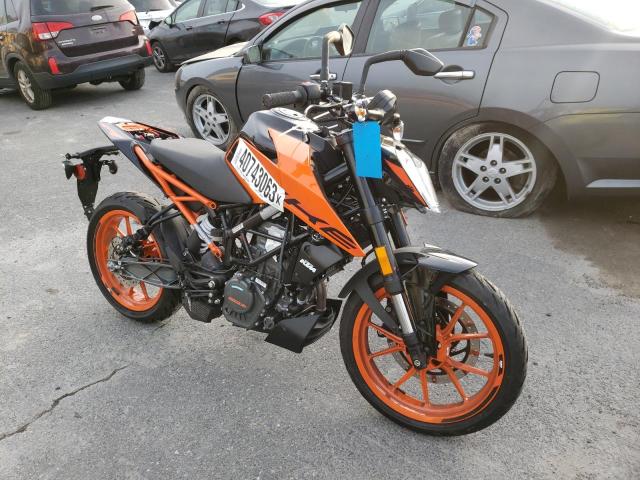 KTM salvage cars for sale: 2022 KTM 200 Duke