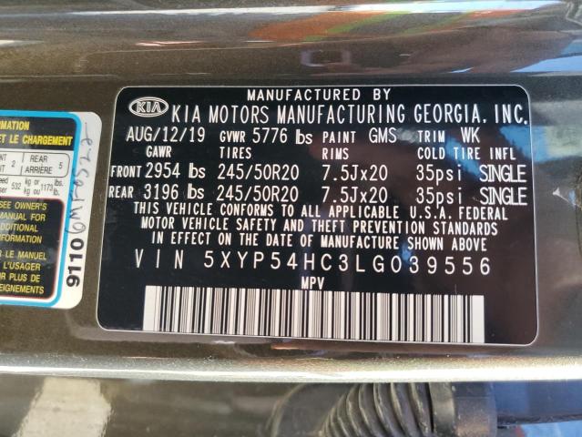 5XYP54HC3LG039556 KIA Telluride Sx