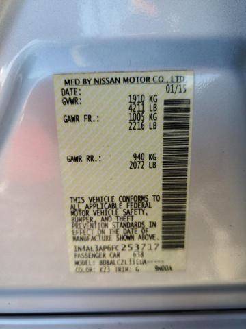 1N4AL3AP6FC253717 Nissan ALTIMA 2.5