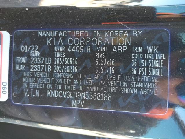 2022 KIA NIRO LXS KNDCM3LD9N5538188