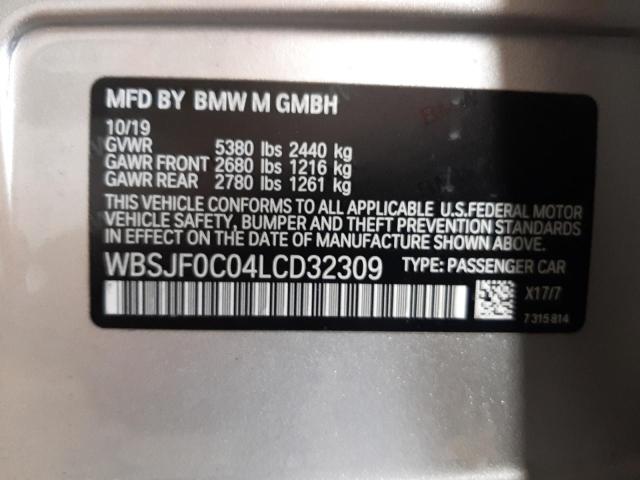 2020 BMW M5 BASE WBSJF0C04LCD32309