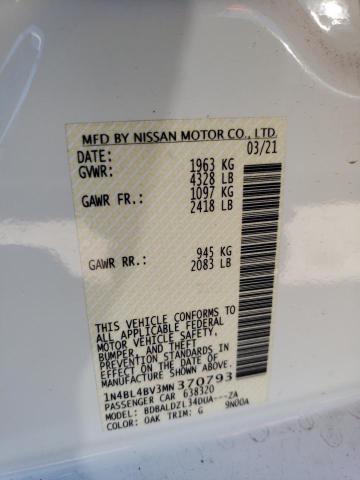 2021 NISSAN ALTIMA S - 1N4BL4BV3MN370793