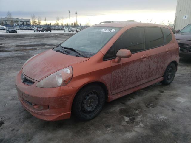 Honda salvage cars for sale: 2008 Honda FIT Sport