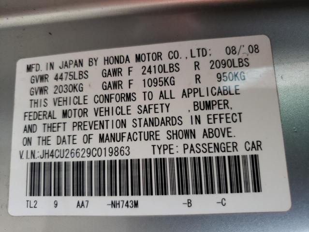JH4CU26629C019863 Acura TSX