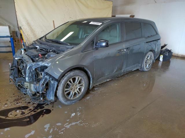 Salvage cars for sale from Copart Davison, MI: 2012 Honda Odyssey EXL