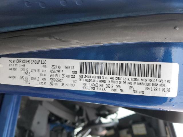 1J4AA2D1XAL126912 Jeep Wrangler Sport