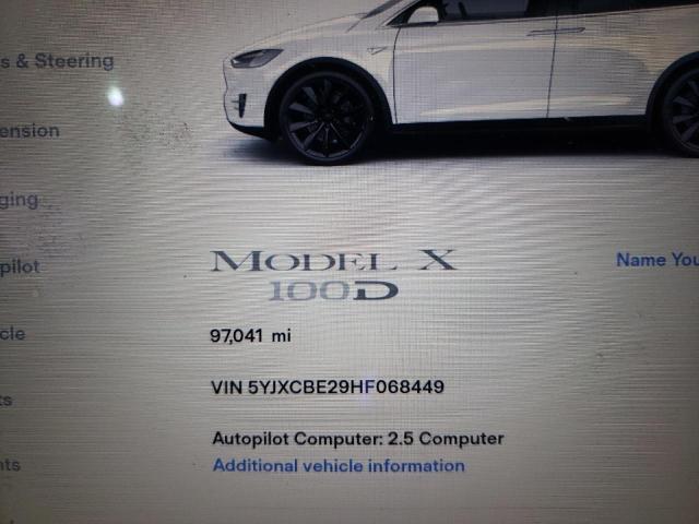 5YJXCBE29HF068449 Tesla MODEL X