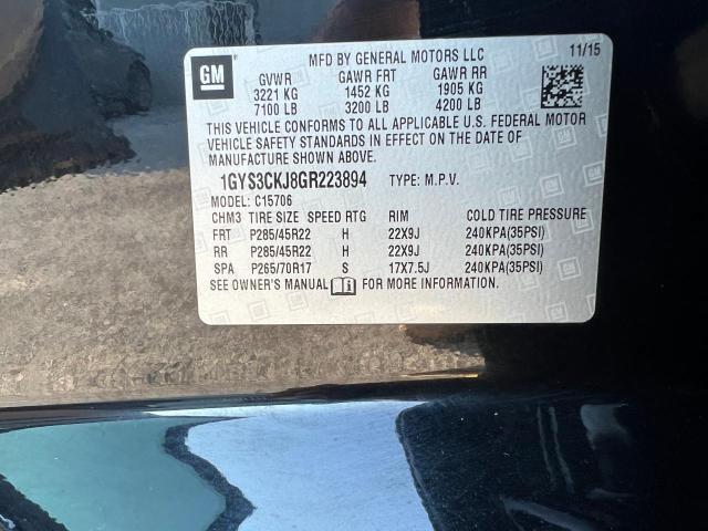 1GYS3CKJ8GR223894 Cadillac Escalade Premium