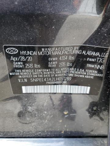 2020 HYUNDAI SONATA SEL - 5NPEL4JA2LH051289