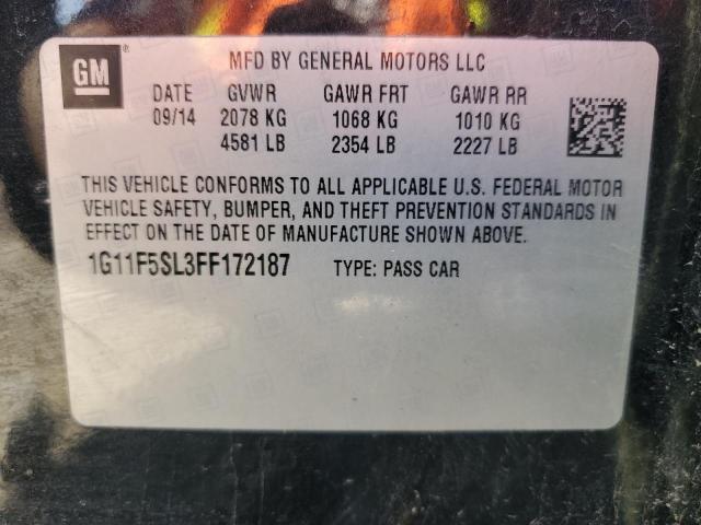 2015 CHEVROLET MALIBU LTZ - 1G11F5SL3FF172187