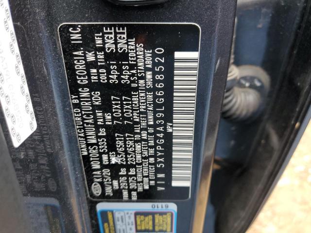 2020 KIA SORENTO L - 5XYPG4A39LG668520