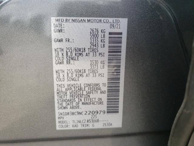 2022 NISSAN PATH FINDE - 5N1DR3BC9NC220979