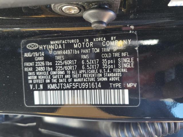 2015 HYUNDAI TUCSON GLS - KM8JT3AF5FU991614