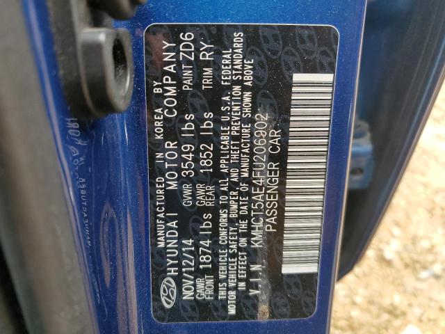KMHCT5AE4FU206902 Hyundai ACCENT GS
