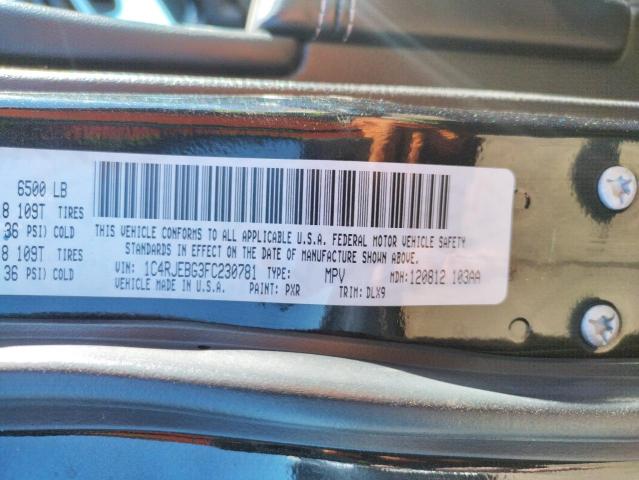 1C4RJEBG3FC230781 Jeep Grand Cherokee Limited