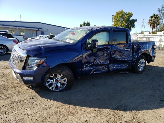 Salvage cars for sale from Copart San Diego, CA: 2021 Nissan Titan SV