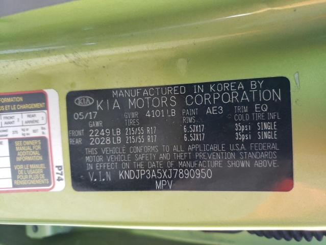 KNDJP3A5XJ7890950 KIA SOUL +