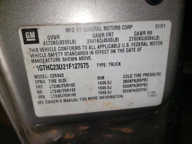 1GTHC23U21F127075 GMC Sierra C2500 Heavy Duty