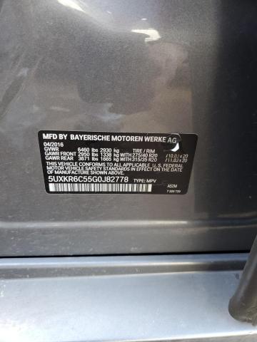 2016 BMW X5 XDRIVE5 - 5UXKR6C55G0J82778