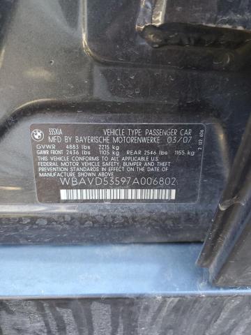 WBAVD53597A006802 BMW 335 XI