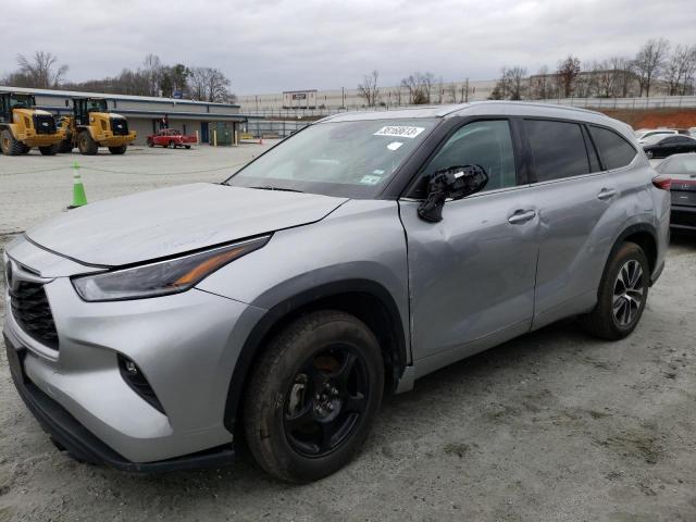 Toyota Highlander salvage cars for sale: 2021 Toyota Highlander XLE