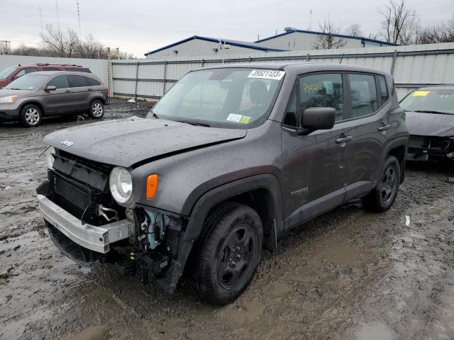 Salvage cars for sale from Copart Albany, NY: 2017 Jeep Renegade Sport