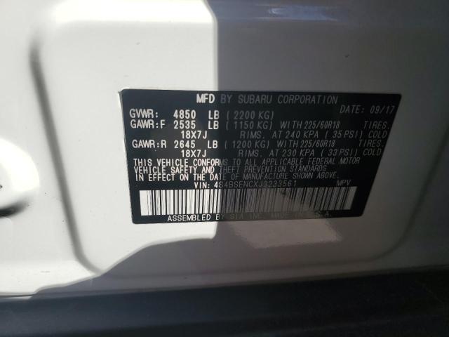 2018 SUBARU OUTBACK 3. 4S4BSENCXJ3233561