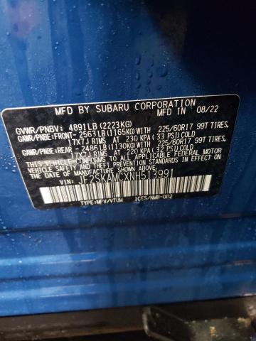 2022 SUBARU FORESTER W JF2SKAMCXNH513991