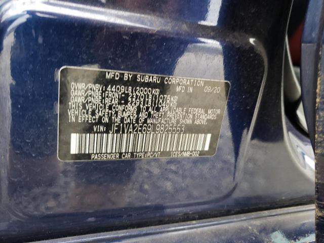 JF1VA2E69L9825553 Subaru Wrx Sti