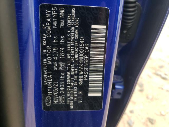 2022 HYUNDAI ELANTRA N - KMHLW4AK4NU001540