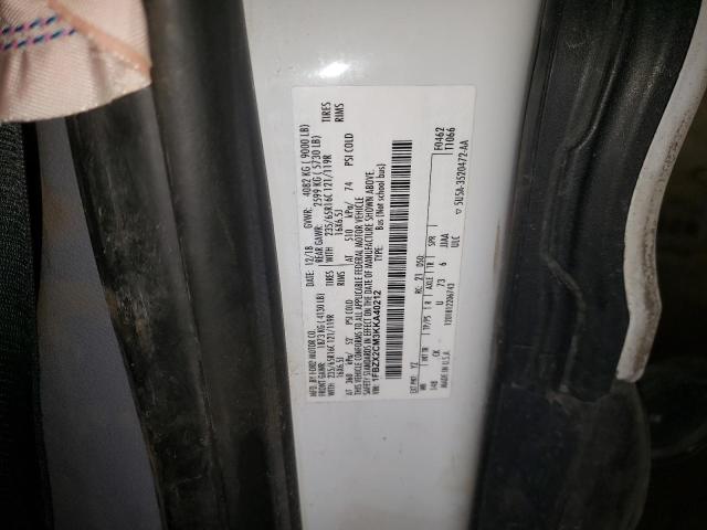 2019 FORD TRANSIT T- - 1FBZX2CM3KKA40212