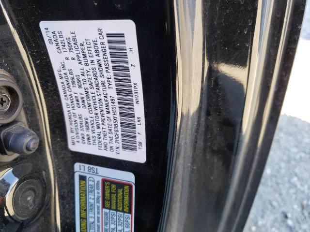 2015 HONDA CIVIC LX 2HGFG3B5XFH501497
