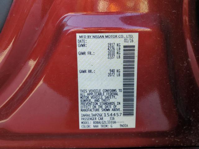 2016 NISSAN ALTIMA 2.5 - 1N4AL3AP2GC154457