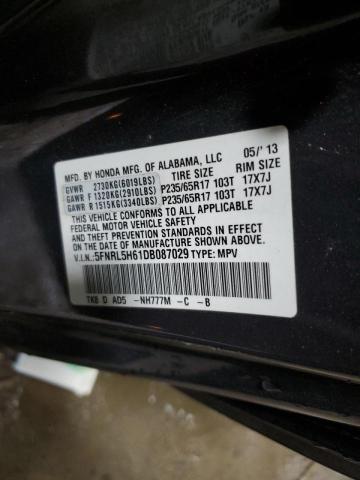 VIN 5FNRL5H61DB087029 2013 HONDA ODYSSEY no.14