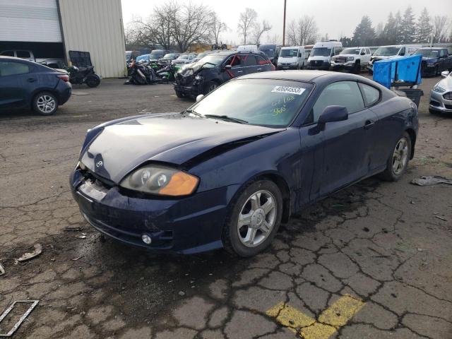 Hyundai Tiburon salvage cars for sale: 2004 Hyundai Tiburon