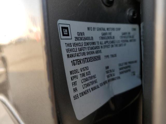 1GTEK19TXXE509268 GMC Sierra