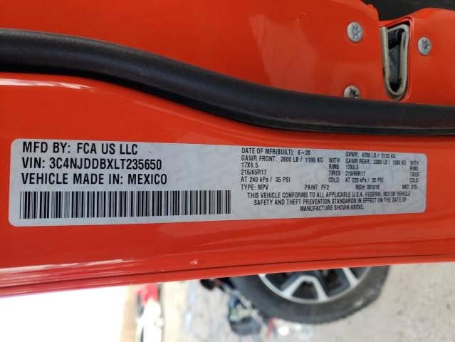 3C4NJDDBXLT235650 Jeep Compass Trailhawk