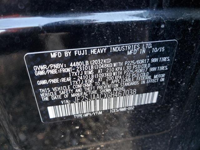 JF2SJAACXGH467038 Subaru Forester 2.5i