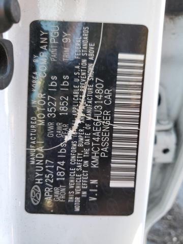 2017 HYUNDAI ACCENT SE - KMHCT4AE6HU314807