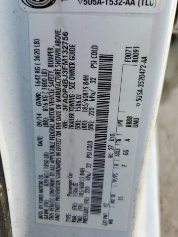 2015 FORD FIESTA SE - 3FADP4BJ3FM132756