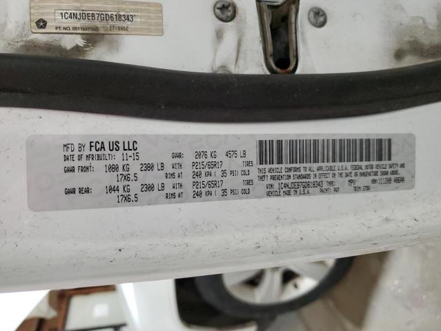 1C4NJDEB7GD618343 Jeep Compass