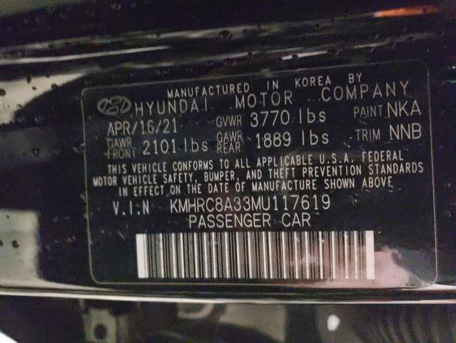 2021 HYUNDAI VENUE SEL - KMHRC8A33MU117619