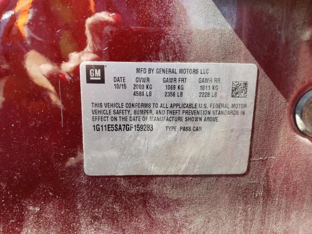 2016 CHEVROLET MALIBU LIM - 1G11E5SA7GF159283