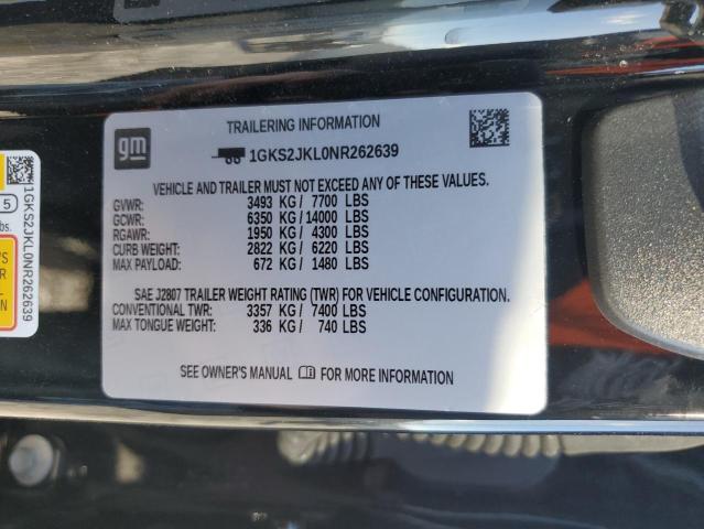 2022 GMC YUKON XL D 1GKS2JKL0NR262639