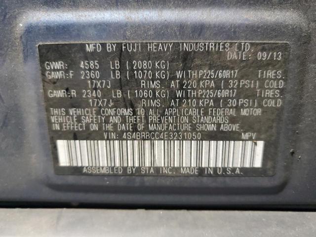 4S4BRBCC4E3231050 Subaru Outback